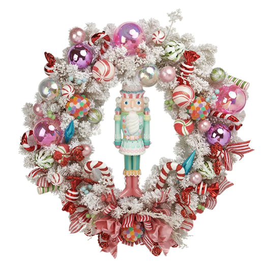 Candy Nutcracker Wreath