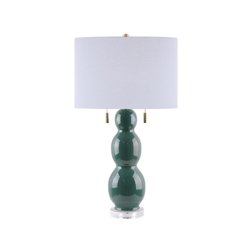 Emerald Triple Lamp