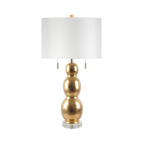 Gold Triple Lamp