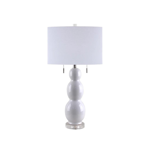 White Triple Lamp