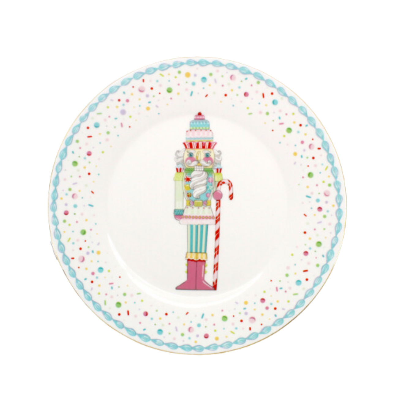 Nutcracker Christmas Plate